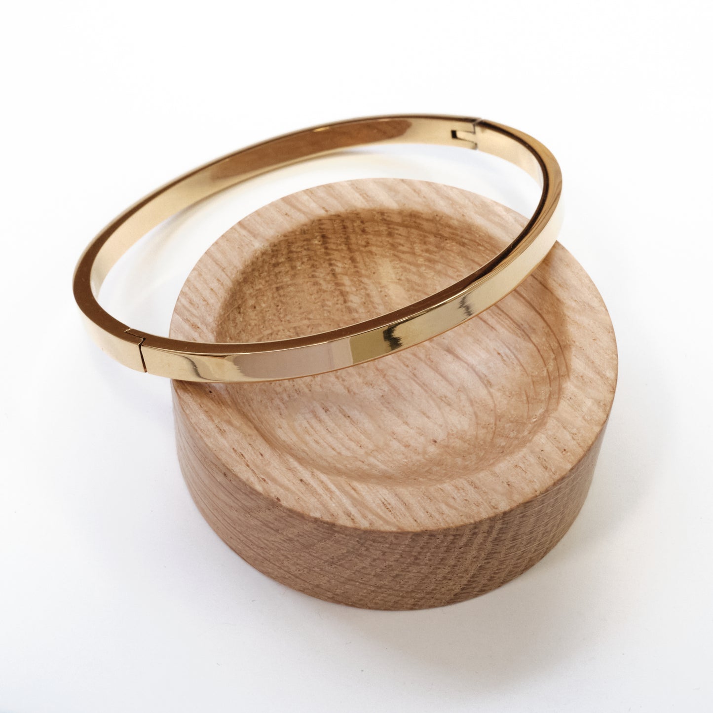 Stainless Steel Bangle 18k Gold Plated